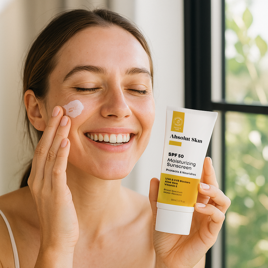Absolut Skin | SPF 50 Moisturizing Sunscreen