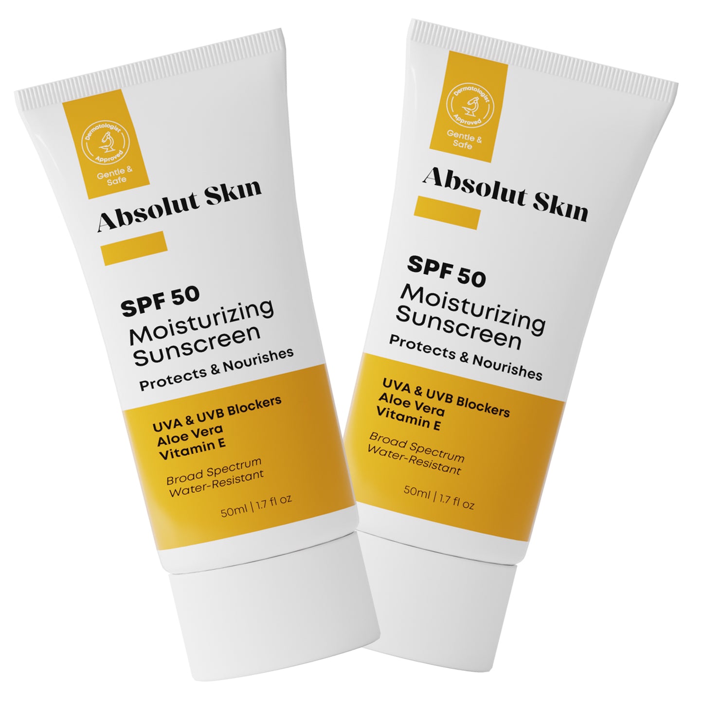 Absolut Skin | SPF 50 Moisturizing Sunscreen