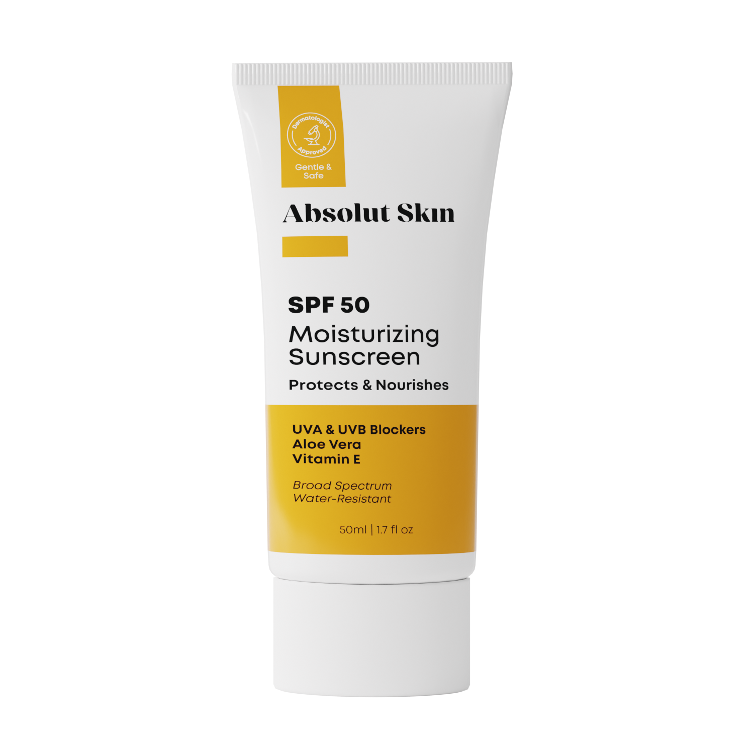Absolut Skin | SPF 50 Moisturizing Sunscreen Absolut Skin