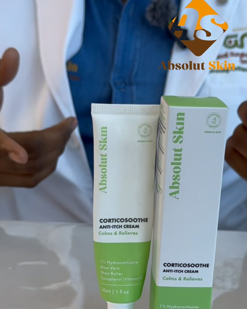 Dr. Romario Thomas with Absolut Skin Corticosoothe