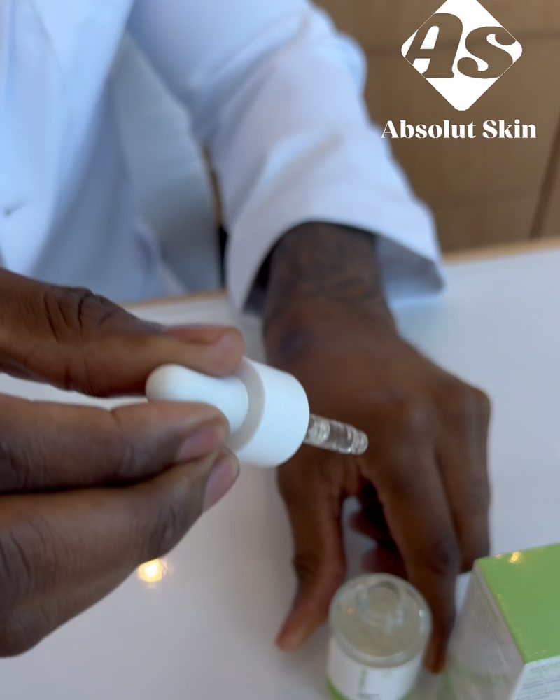 Dr. Romario Thomas with Absolut Skin Sensitive Skin line