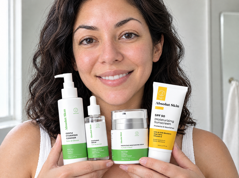 Sensitive Skin Essentials Bundle - 4 Steps Routine — Weeks 6–8